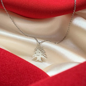 Cedar Necklace  · Silver