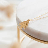 Cedar Necklace  · Gold