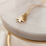 Cedar Necklace  · Gold