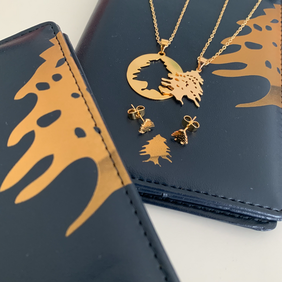 Cedar Necklace  · Gold